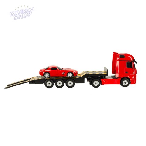 Samochód zdalnie sterowany Rastar 74920 Mercedes-Benz Actros 1:26 czerowny