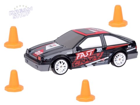 Samochód zdalnie sterowany do driftu AUTO drift pilot RC pachołki RC697