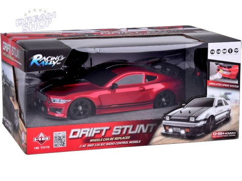 Zdalnie Sterowane AUTO RC Drift 4x4 z Efekt Dymu Oświetlenie LED RC0696