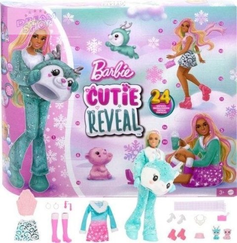 Barbie Cutie Reveal Kalendarz adwentowy HJX76