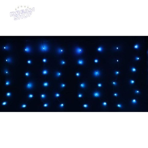 LAMPKI CHOINKOWE KURTYNA ŚWIETLNA ZEW/WEW 240 LED 600X60CM Z PILOTEM RGB KOLOR