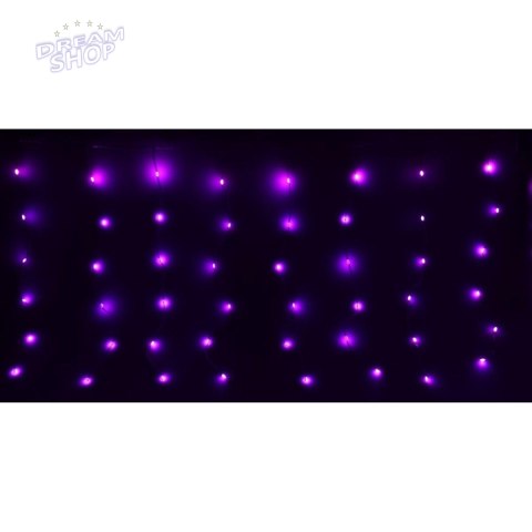 LAMPKI CHOINKOWE KURTYNA ŚWIETLNA ZEW/WEW 240 LED 600X60CM Z PILOTEM RGB KOLOR