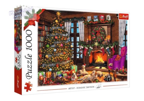 Puzzle 1000 el. Idą Święta Trefl 10745