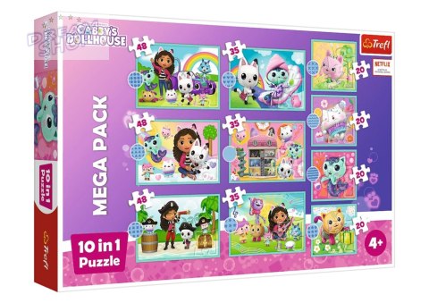 Puzzle 10w1 Koci Domek Gabi W świecie Gabi Trefl 96003