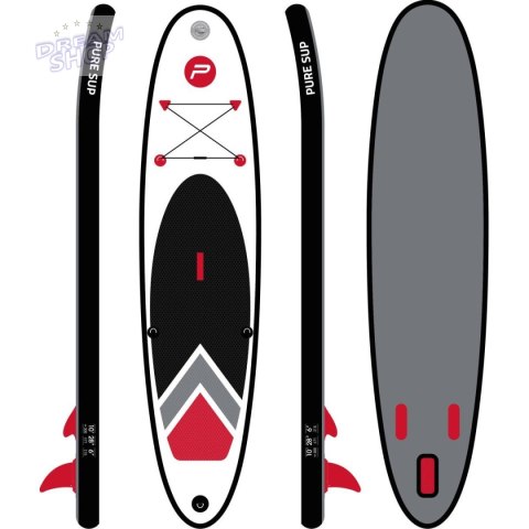 ZESTAW DESKA SUP 150KG DMUCHANA 305x71x15CM PURE 4 FUN