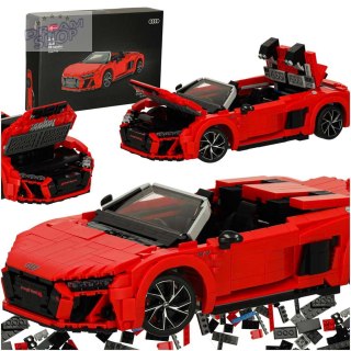 Samochód Rastar 93800 AUDI R8 Spyder 1:14 klocki 1440 el.