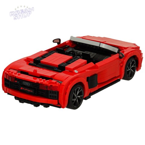 Samochód Rastar 93800 AUDI R8 Spyder 1:14 klocki 1440 el.