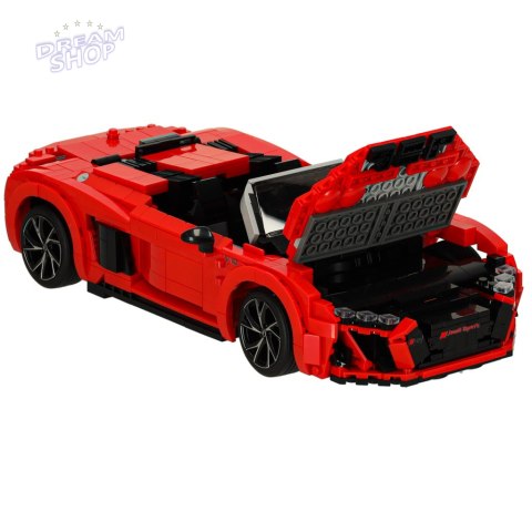 Samochód Rastar 93800 AUDI R8 Spyder 1:14 klocki 1440 el.