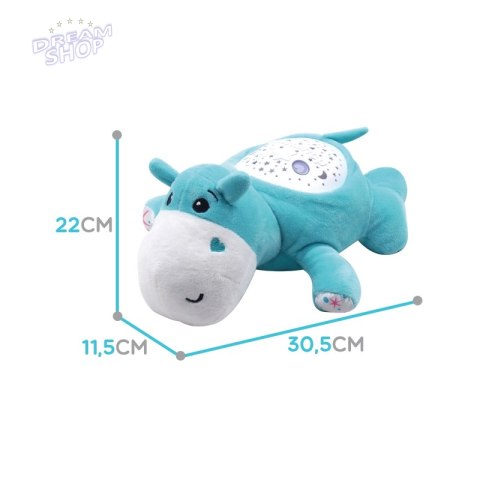 WOOPIE Przytulanka Projektor 2w1 Usypiacz Hipopotam WOOPIE Przytulanka Projektor 2w1 Usypiacz Hipopotam