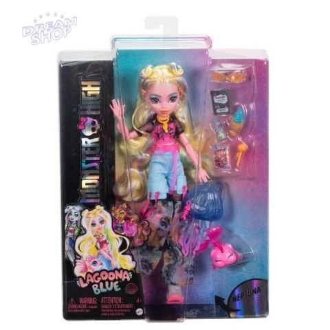 Monster High Lagoona Blue Lalka podstawowa HXH75 Monster High Lagoona Blue Lalka podstawowa HXH75