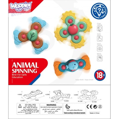 WOOPIE Spiner Zabawka Sensoryczna Edukacyjna 3w1 WOOPIE Spiner Zabawka Sensoryczna Edukacyjna 3w1