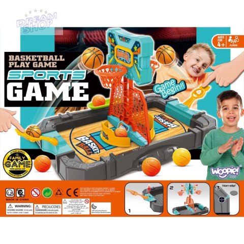WOOPIE Gra MINI Stół do Koszykówki 4+ WOOPIE Gra MINI Stół do Koszykówki 4+