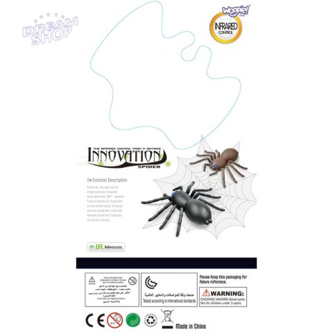 WOOPIE Pająk Interaktywny Zdalnie Sterowany Pilotem