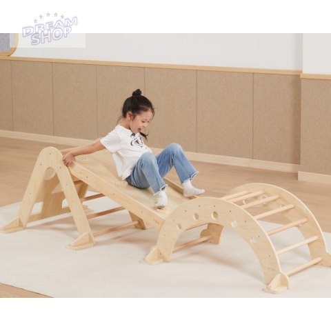 VIGA Drewniany Bujak Naturalny Montessori
