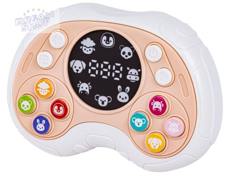 Zabawka Na Pamięć KONTROLER BEŻOWY Gamepad Edukacyjna gra dla dzieci Pad Konsola Zabawka Na Pamięć KONTROLER BEŻOWY Gamepad Edukacyjna gra dla dzieci Pad Konsola