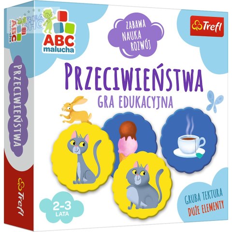 Gra Przeciwieństwa z Serii ABC Malucha Trefl 01943 Gra Przeciwieństwa z Serii ABC Malucha Trefl 01943