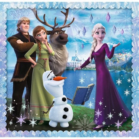 Puzzle 3w1 Kraina Lodu Magiczna opowieść Trefl 34853 Puzzle 3w1 Kraina Lodu Magiczna opowieść Trefl 34853