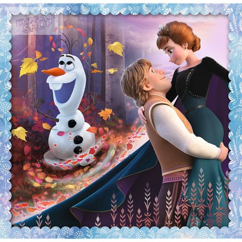 Puzzle 3w1 Kraina Lodu Magiczna opowieść Trefl 34853 Puzzle 3w1 Kraina Lodu Magiczna opowieść Trefl 34853