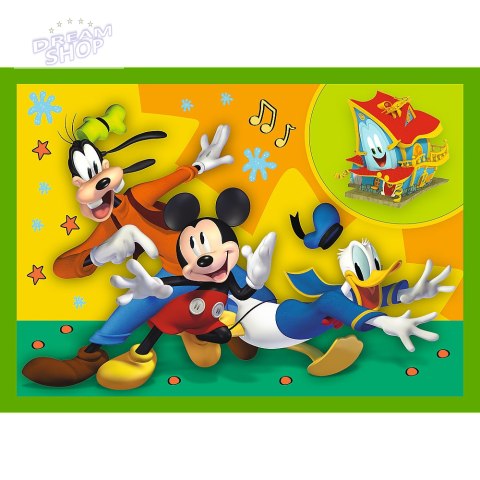 Puzzle - "4w1 (12, 15, 20, 24)" - Wśród przyjaciół Myszka Miki Trefl 34616 Puzzle - "4w1 (12, 15, 20, 24)" - Wśród przyjaciół Myszka Miki Trefl 34616