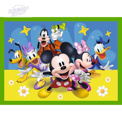 Puzzle - "4w1 (12, 15, 20, 24)" - Wśród przyjaciół Myszka Miki Trefl 34616 Puzzle - "4w1 (12, 15, 20, 24)" - Wśród przyjaciół Myszka Miki Trefl 34616