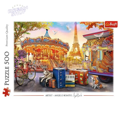 Puzzle - "500" - Wakacje w Paryżu Trefl 37426