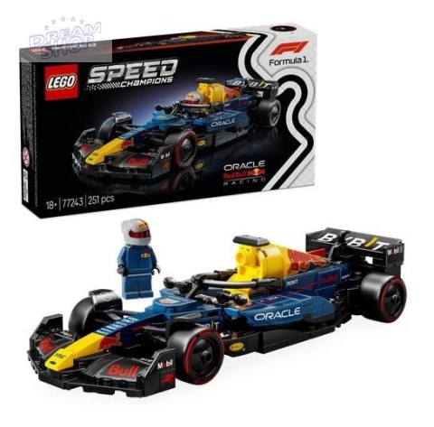 LEGO(R) SPEED CHAMPIONS 77243 Bolid F1 Oracle Red Bu