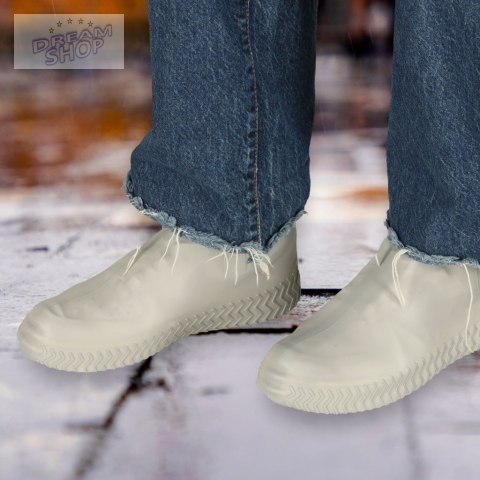 Ochraniacze na buty wodoodporne kalosze M szare Ochraniacze na buty wodoodporne kalosze M szare