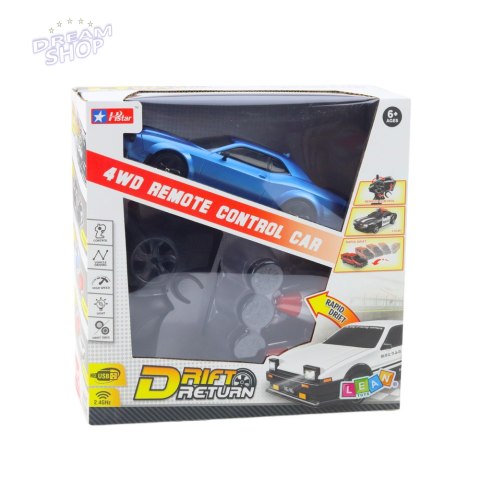 Auto Sportowe Drift Wymienne Koła Zdalnie Sterowany RC 4WD Niebieskie Sport Auto Sportowe Drift Wymienne Koła Zdalnie Sterowany RC 4WD Niebieskie Sport