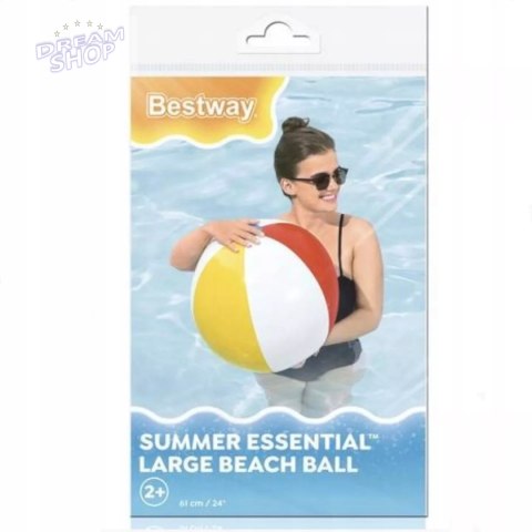 Piłka plażowa dmuchana kolorowa Bestway 31022 Piłka plażowa dmuchana kolorowa Bestway 31022