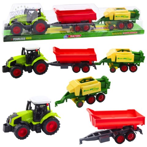 Zestaw Traktor Rolniczy Przyczepa Prasa Maszyna Rolnicza Zestaw Traktor Rolniczy Przyczepa Prasa Maszyna Rolnicza