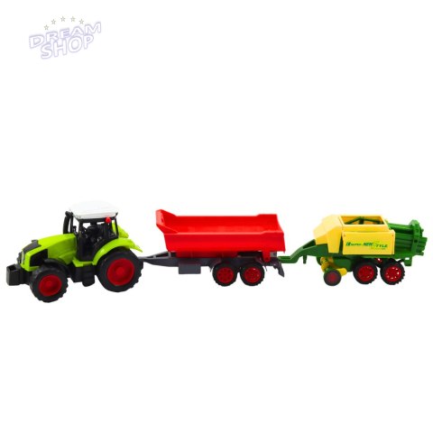 Zestaw Traktor Rolniczy Przyczepa Prasa Maszyna Rolnicza Zestaw Traktor Rolniczy Przyczepa Prasa Maszyna Rolnicza