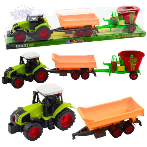 Zestaw Traktor Rolniczy Przyczepa Wywrotka Wóz Paszowy Zestaw Traktor Rolniczy Przyczepa Wywrotka Wóz Paszowy