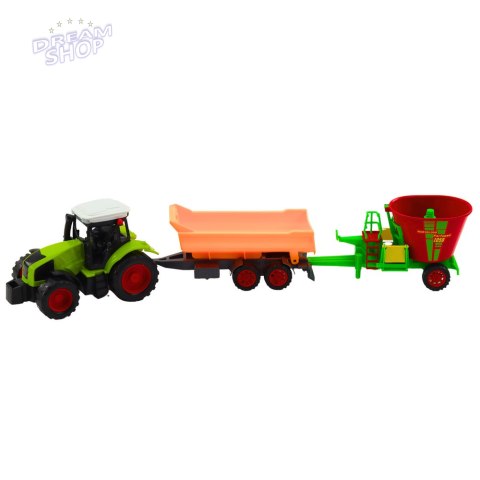 Zestaw Traktor Rolniczy Przyczepa Wywrotka Wóz Paszowy Zestaw Traktor Rolniczy Przyczepa Wywrotka Wóz Paszowy