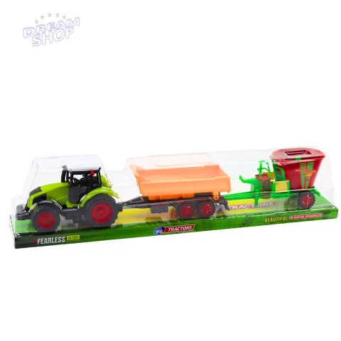 Zestaw Traktor Rolniczy Przyczepa Wywrotka Wóz Paszowy Zestaw Traktor Rolniczy Przyczepa Wywrotka Wóz Paszowy