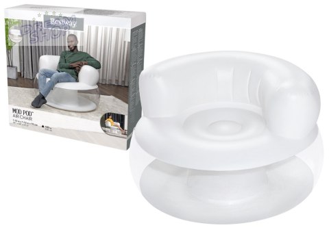 Dmuchany Fotel Biały Bestway 75138