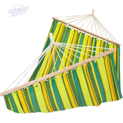 HAMAK OGRODOWY 2-OSOBOWY 200X150CM Z DRĄŻKIEM 1052724 HAMAK OGRODOWY 2-OSOBOWY 200X150CM Z DRĄŻKIEM 1052724