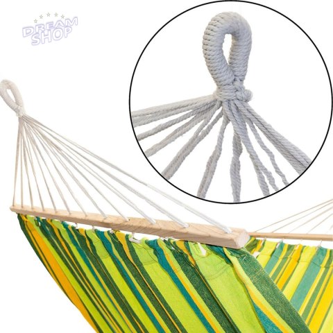HAMAK OGRODOWY 2-OSOBOWY 200X150CM Z DRĄŻKIEM 1052724 HAMAK OGRODOWY 2-OSOBOWY 200X150CM Z DRĄŻKIEM 1052724