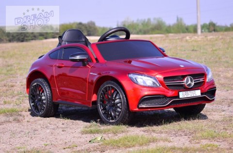 MERCEDES C 63 S COUPE, MIĘKKIE SIEDZENIE , MIEKKIE KOŁA, SYSTEM ESW, 5 PUNKTOWE PASY /QY-1588 MERCEDES C 63 S COUPE, MIĘKKIE SIEDZENIE , MIEKKIE KOŁA, SYSTEM ESW, 5 PUNKTOWE PASY /QY-1588