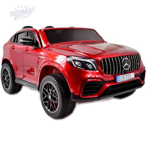 MERCEDES GLC 63S LICENCJA, 4X4, 2x12V, WALIZKA, MIĘKKIE KOŁA EVA, MIĘKKIE SIEDZENIE, LAKIER POLEROWANY, FULL OPCJA/XMX608 MERCEDES GLC 63S LICENCJA, 4X4, 2x12V, WALIZKA, MIĘKKIE KOŁA EVA, MIĘKKIE SIEDZENIE, LAKIER POLEROWANY, FULL OPCJA/XMX608