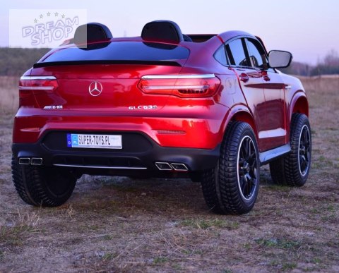 MERCEDES GLC 63S LICENCJA, 4X4, 2x12V, WALIZKA, MIĘKKIE KOŁA EVA, MIĘKKIE SIEDZENIE, LAKIER POLEROWANY, FULL OPCJA/XMX608 MERCEDES GLC 63S LICENCJA, 4X4, 2x12V, WALIZKA, MIĘKKIE KOŁA EVA, MIĘKKIE SIEDZENIE, LAKIER POLEROWANY, FULL OPCJA/XMX608