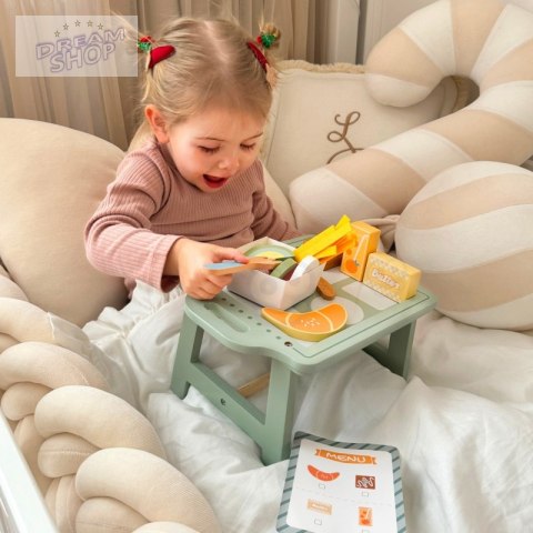 WOOPIE GREEN Zestaw Śniadaniowy z Tacą i Akcesoriami Serwis Pastelowy WOOPIE GREEN Zestaw Śniadaniowy z Tacą i Akcesoriami Serwis Pastelowy