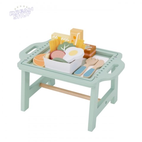 WOOPIE GREEN Zestaw Śniadaniowy z Tacą i Akcesoriami Serwis Pastelowy WOOPIE GREEN Zestaw Śniadaniowy z Tacą i Akcesoriami Serwis Pastelowy