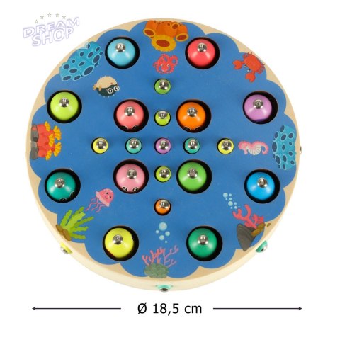 Gra rodzinna rybki gąsienice łowienie montessori Gra rodzinna rybki gąsienice łowienie montessori