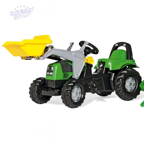 Traktor Rolly Toys Deutz-Fahr Kid z przyczepką