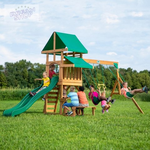 Backyard Discovery Belmont drewniany plac zabaw 6w1 + Stolik gratis!