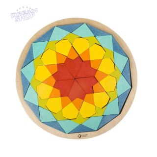 CLASSIC WORLD Drewniane Kolorowe Klocki Mandala