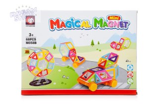 Klocki magnetyczne MAGICAL MAGNET MINI 68SZT 3+