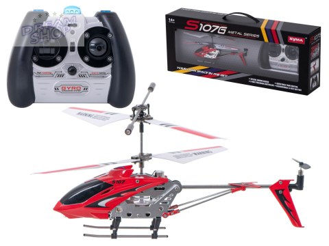 Helikopter RC SYMA S107G czerwony